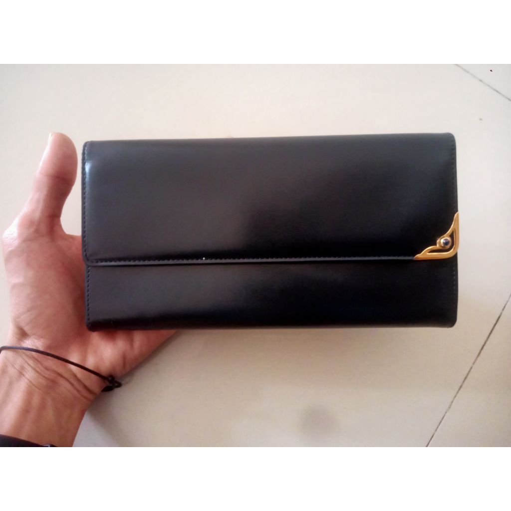 dompet Cartier Sapphire Line Sapphire hitam untuk Pria dan Wanita