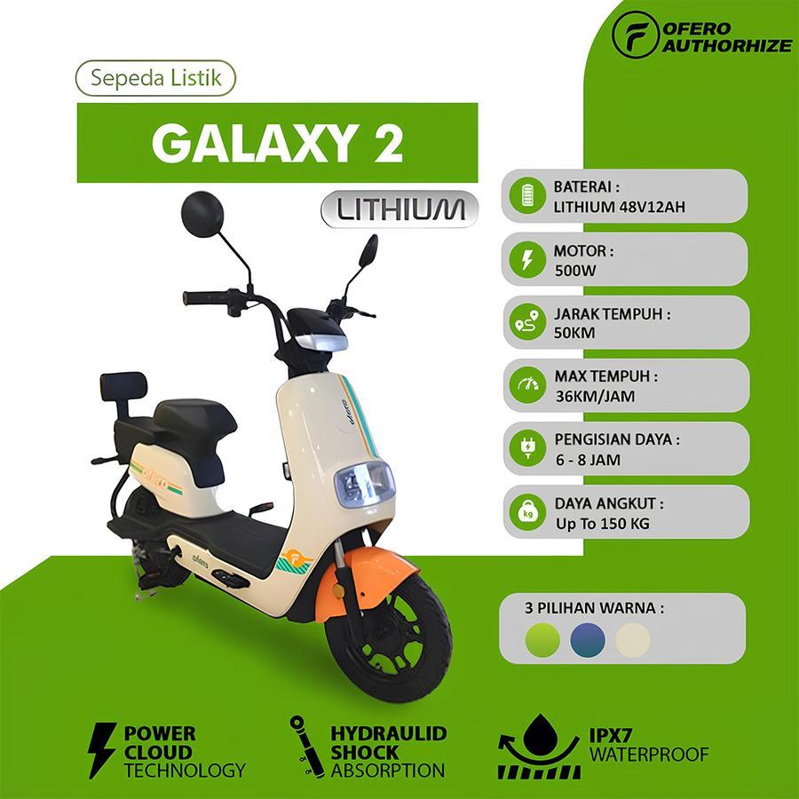 SEPEDA LISTRIK OFERO GALAXY 2 OFFICIAL OFERO INDONESIA