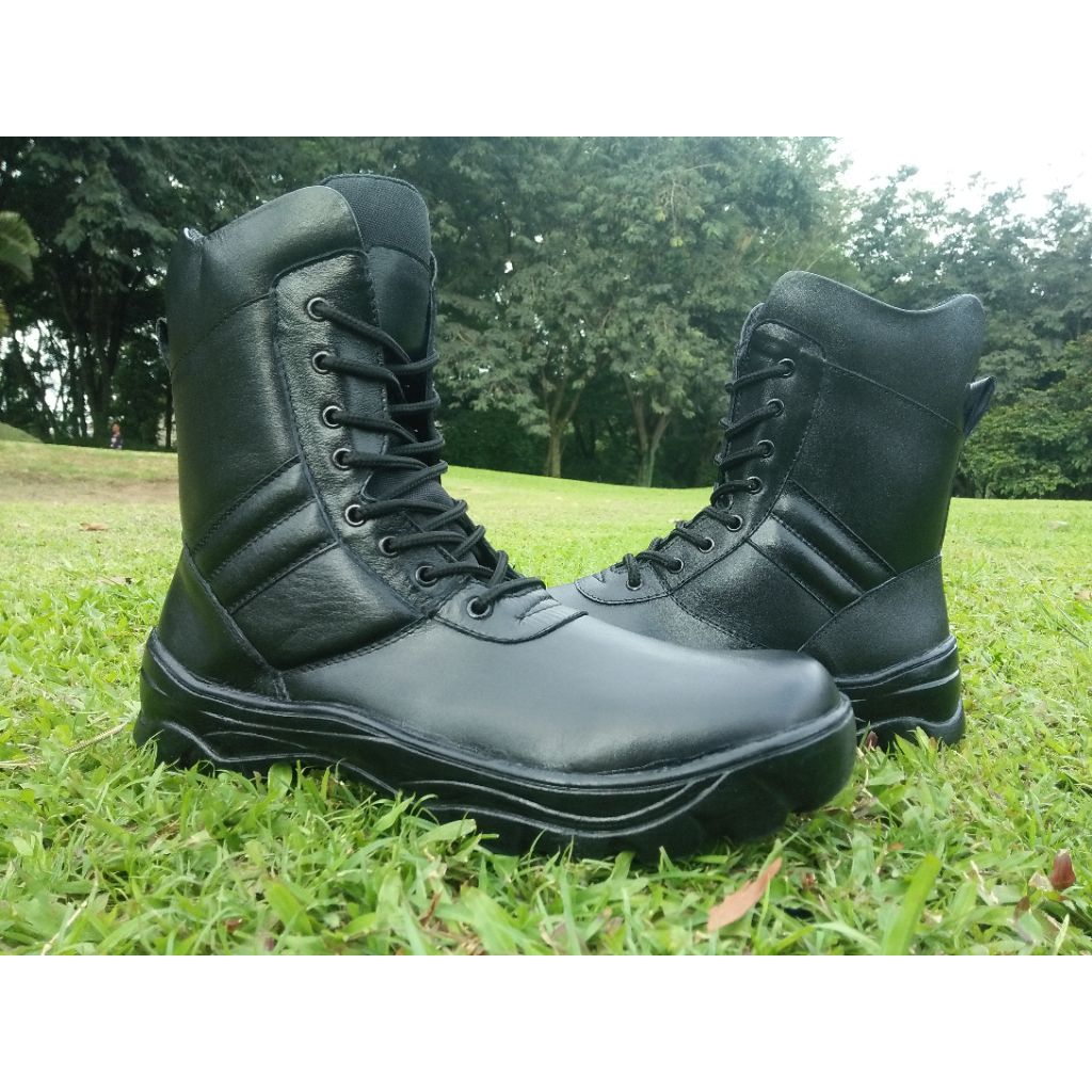 Sepatu PDL Jatah Lama TNI Polri Satpam Satpol Linmas Pemda Kulit