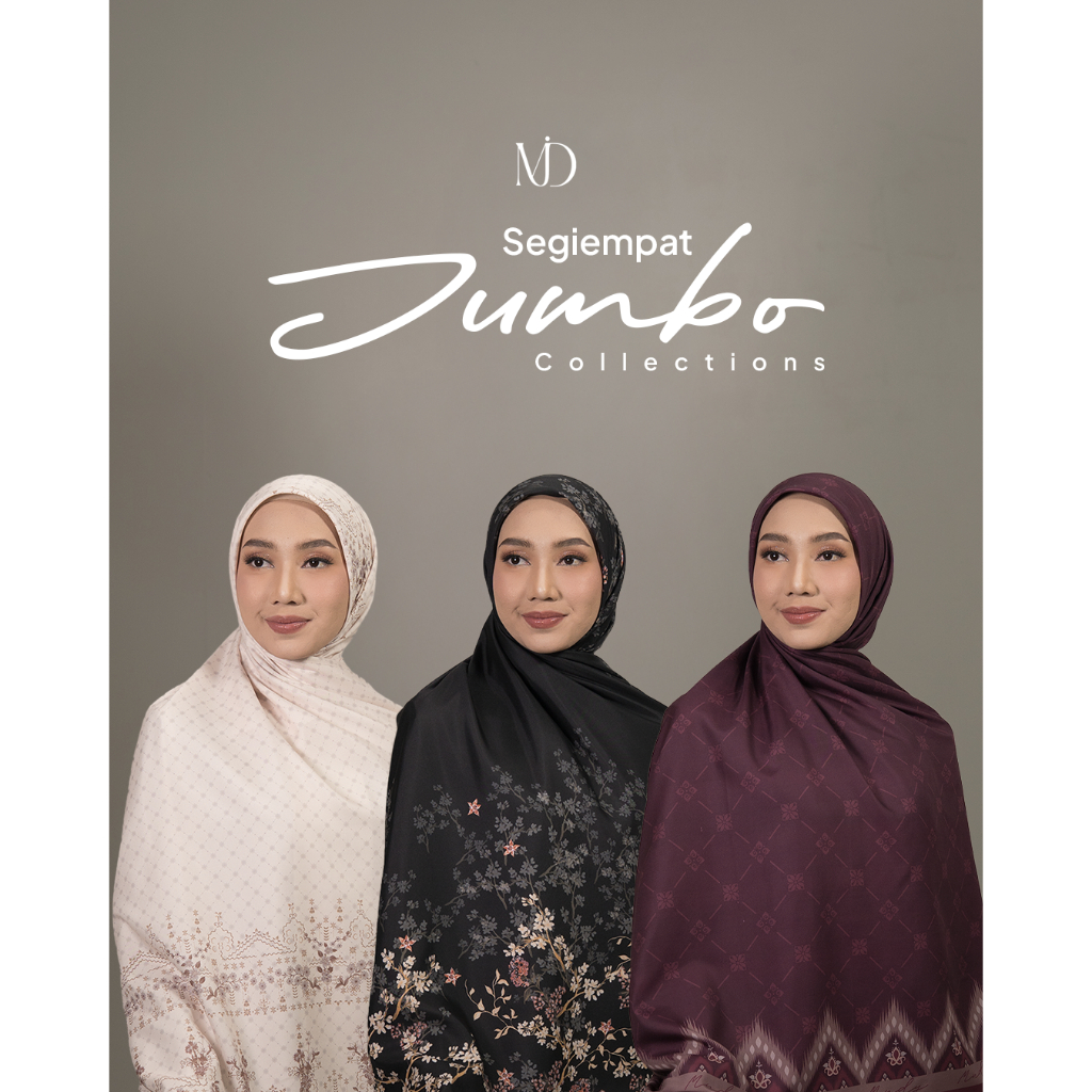 MUDY - Hijab Segiempat Motif Syar'i Jumbo (ALL SERIES) lbw