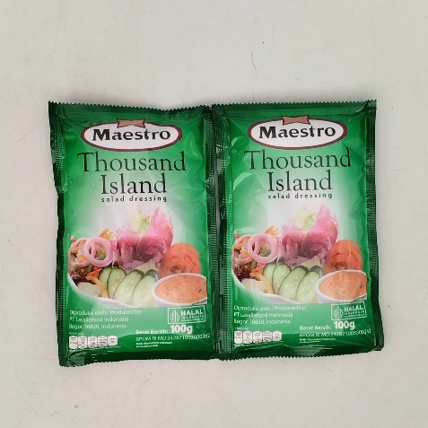 

Maestro Thousand Island Salad Dressing Berat 100gr