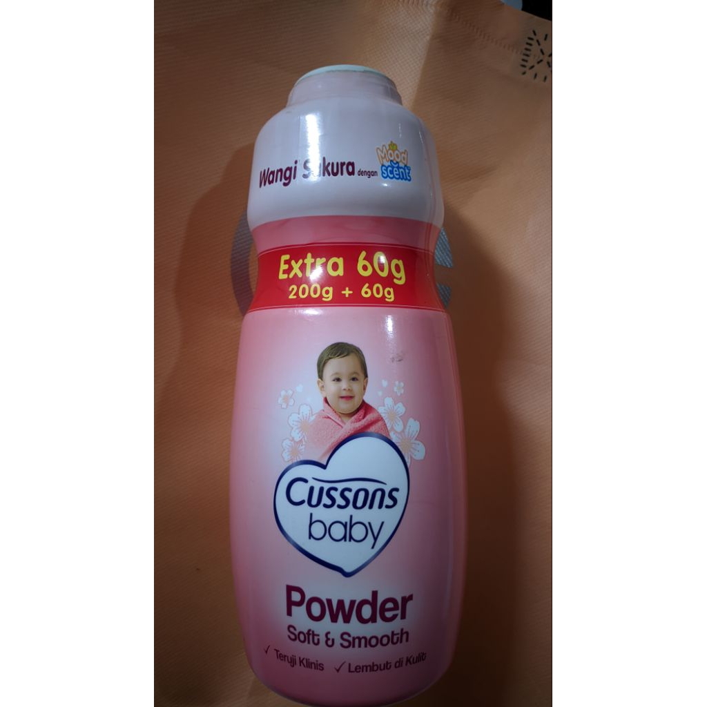 Bedak bayi cussons baby 200+60gr