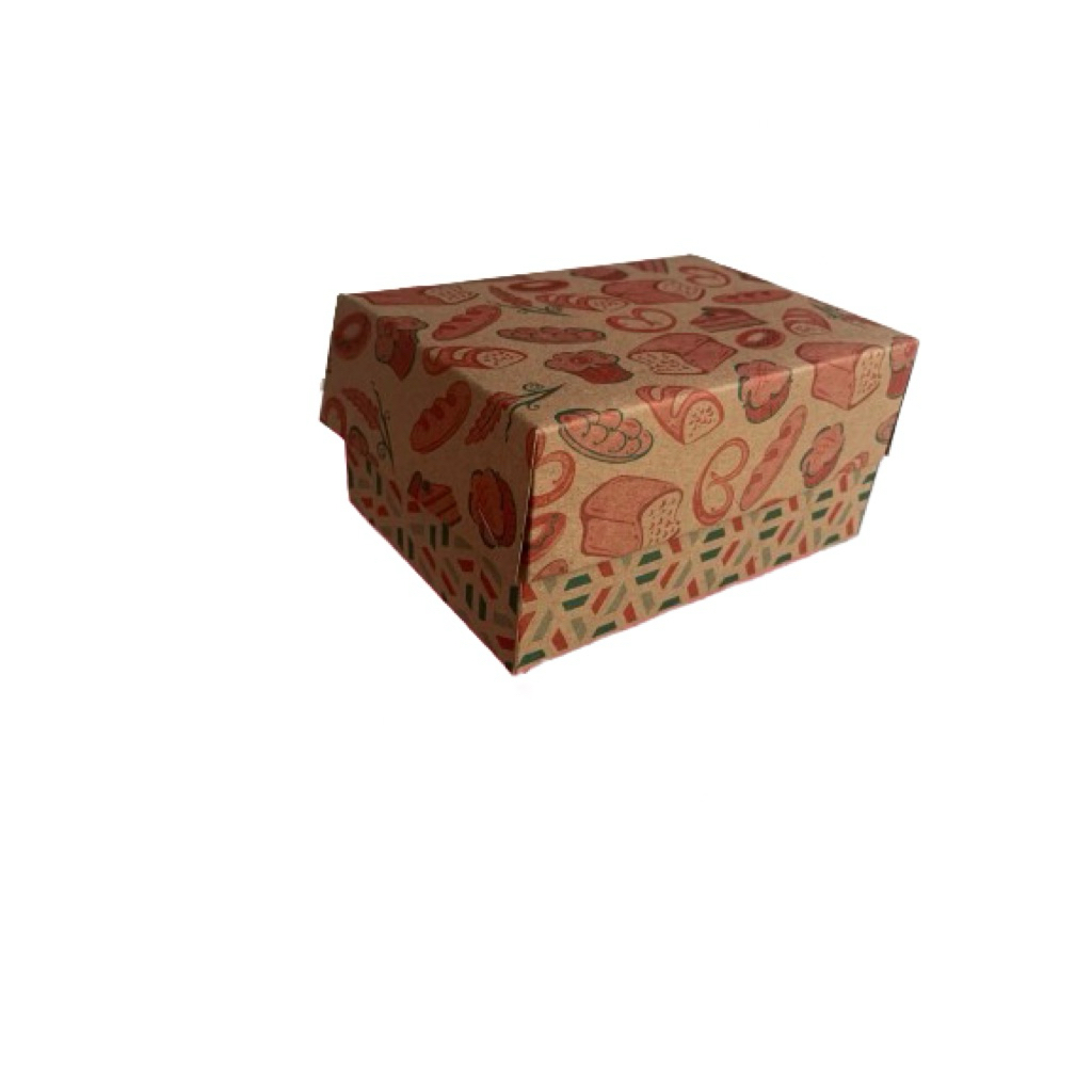 

Dus Snack/Dus Kue||Kardus Snack Motif Kue uk. 14x10x7||