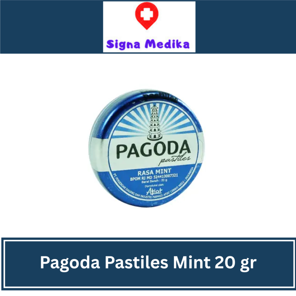 

Pagoda Pastiles Rasa Mint 20gr - Permen Hisap Pelega Tenggorokan