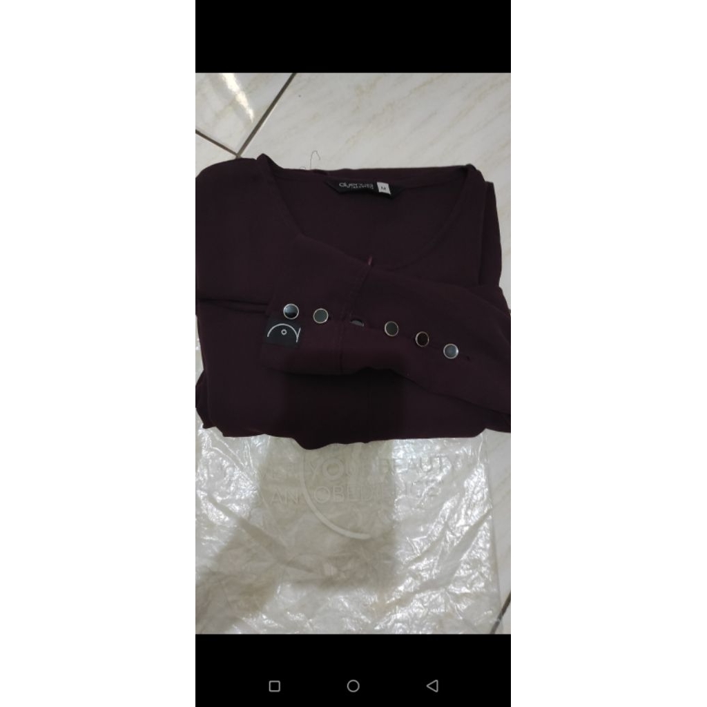 PL saila dress Aljenna dark maroon M