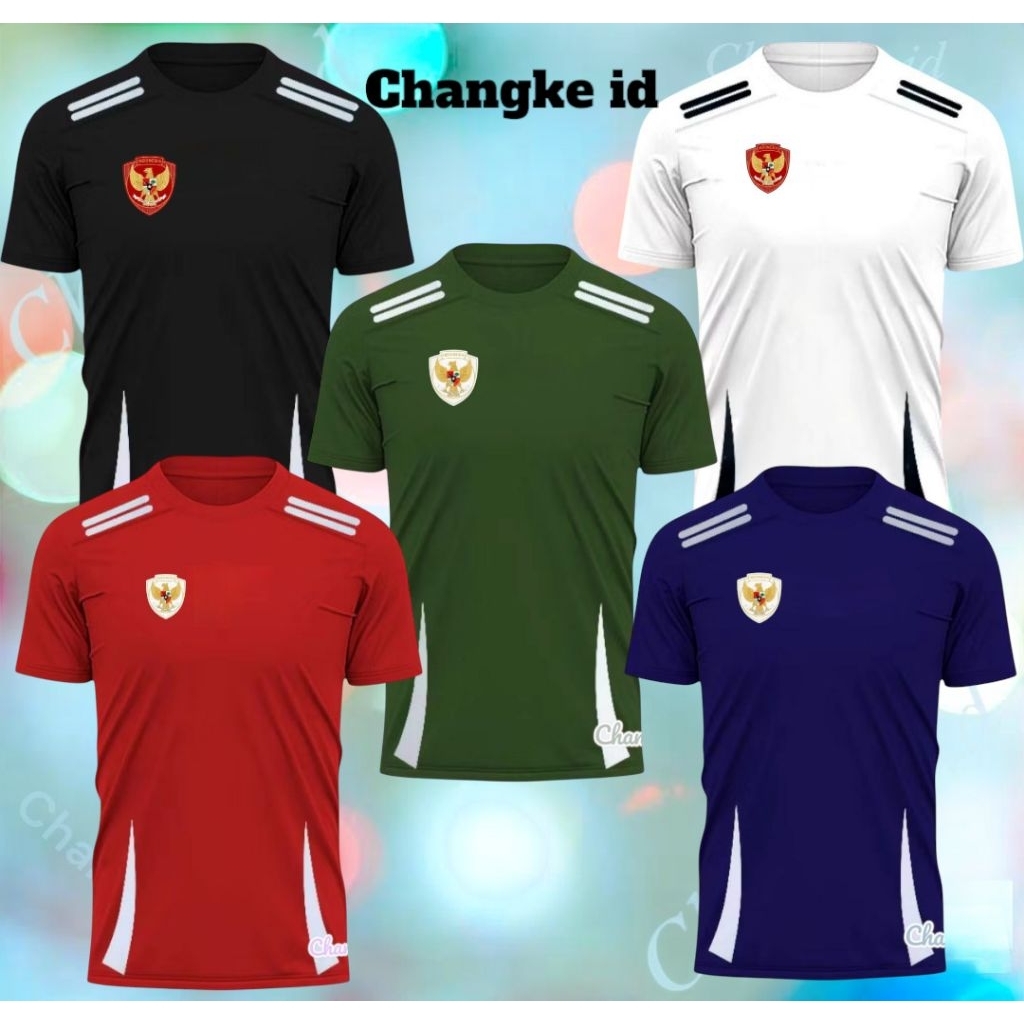 Terlaris Kaos Sport Training Dewasa Pria Wanita Baju Atasan Jersey Olahraga Indonesia Kaos Sport Tim