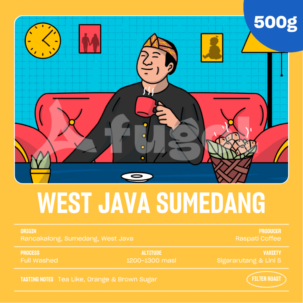 

Biji Kopi Arabika West Java Sumedang (500 gram) Single Origin Specialty Coffee Beans