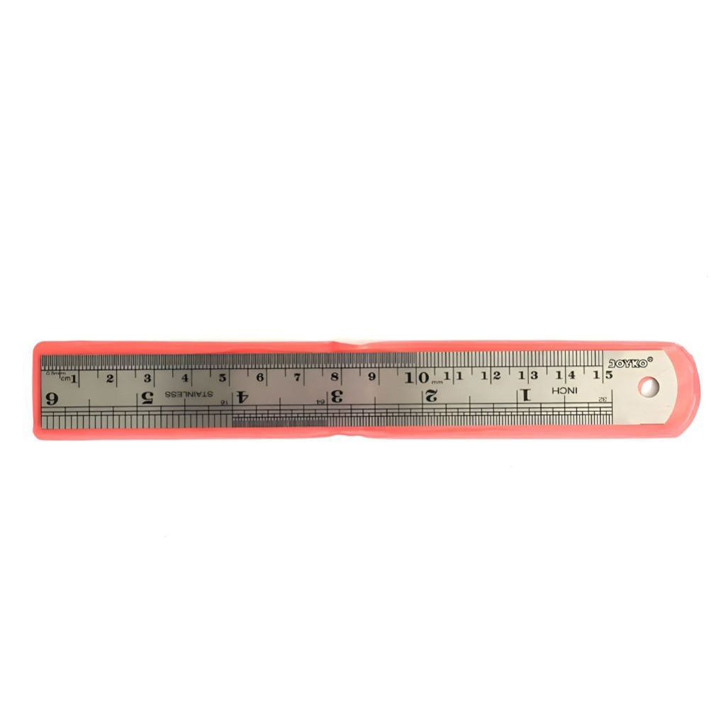 

Penggaris Besi 15 cm Joyko | Ruler Stainless Steel Mini - Tahan Lama & Presisi