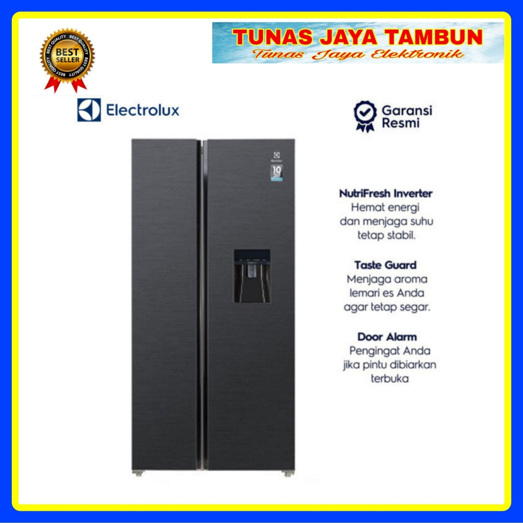 KULKAS ELECTROLUX SBS ESE 5441 A-BID / KULKAS ELECTROLUX ESE 5441 A-BID / ELECTROLUX SIDE BY SIDE ES
