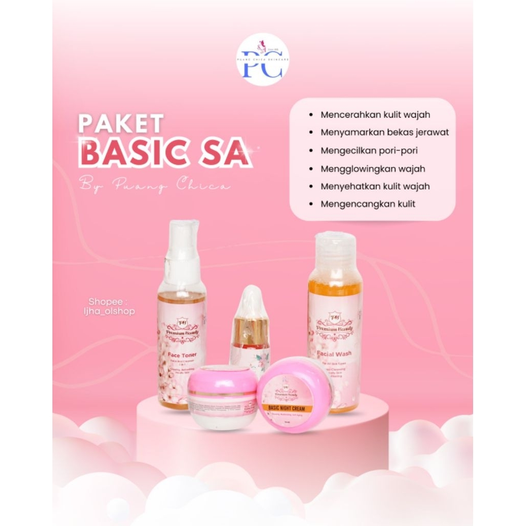 Grosir 3 Paket S&A premium besic free serum
