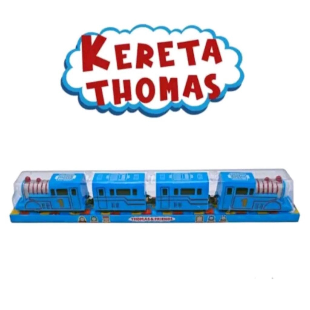 MAINAN ANAK KENDARAAN KERETA API THOMAS BATREI tanpa rell PLASTIK MIKA