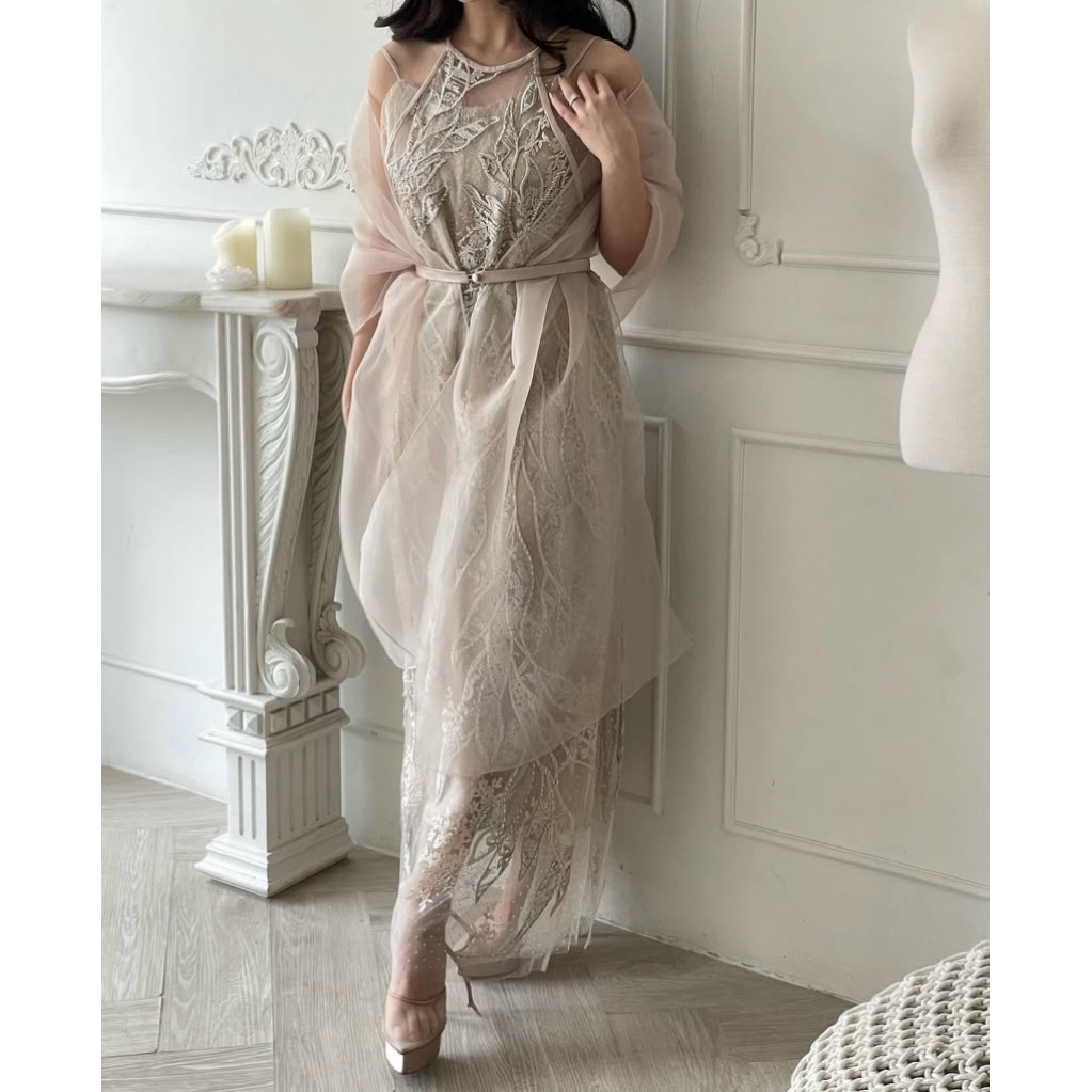 preloved touch up atelier elly dress nude