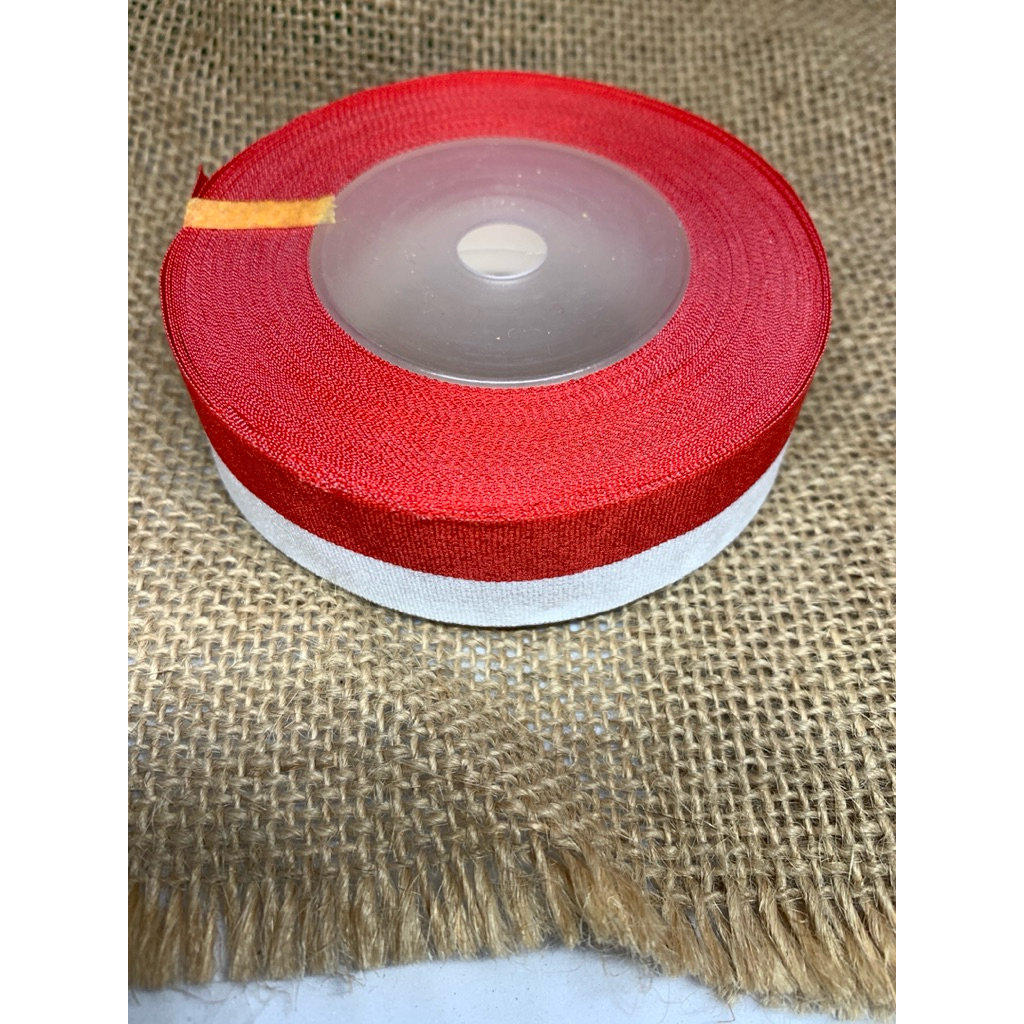 

PITA MERAH PUTIH 1 INCH (2,5 CM) pita bendera merah putih