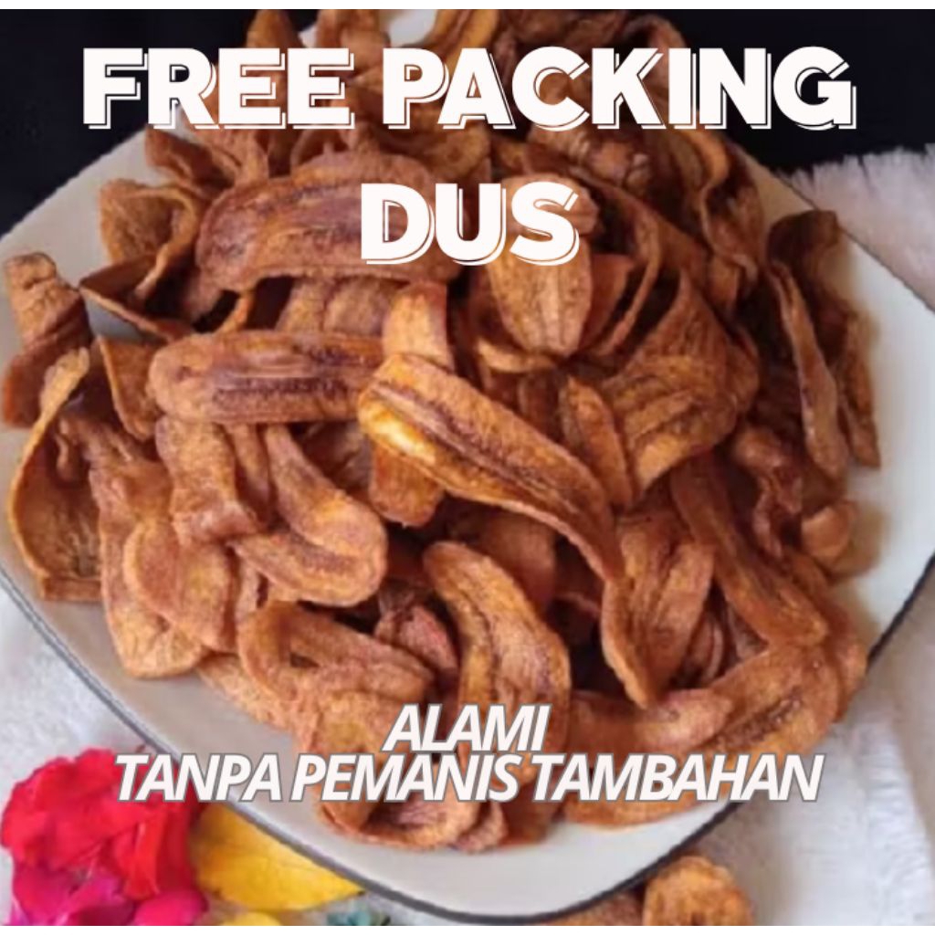 

Keripik Sale Pisang 500gr/1Kg Free Packing Duss