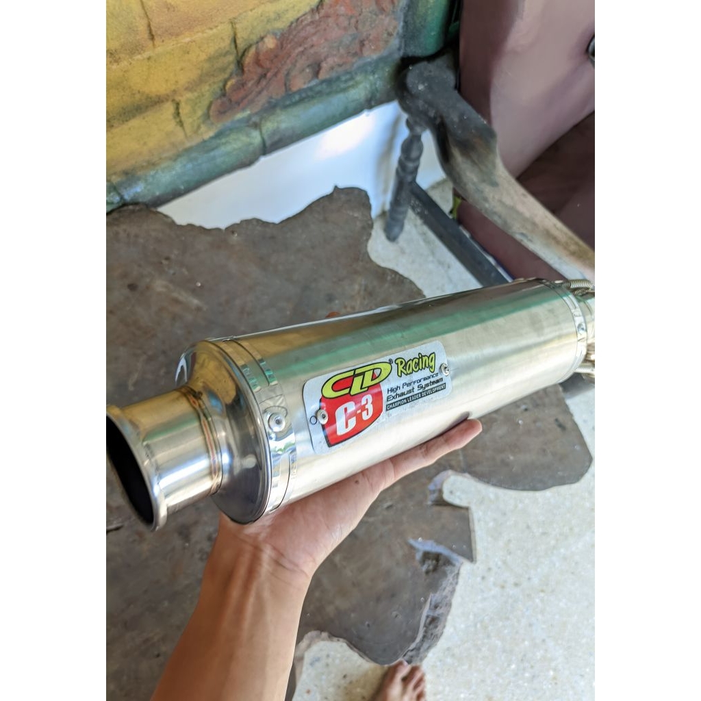 Kenalpot Satria Fu Injeksi / Fufi cld Racing C3