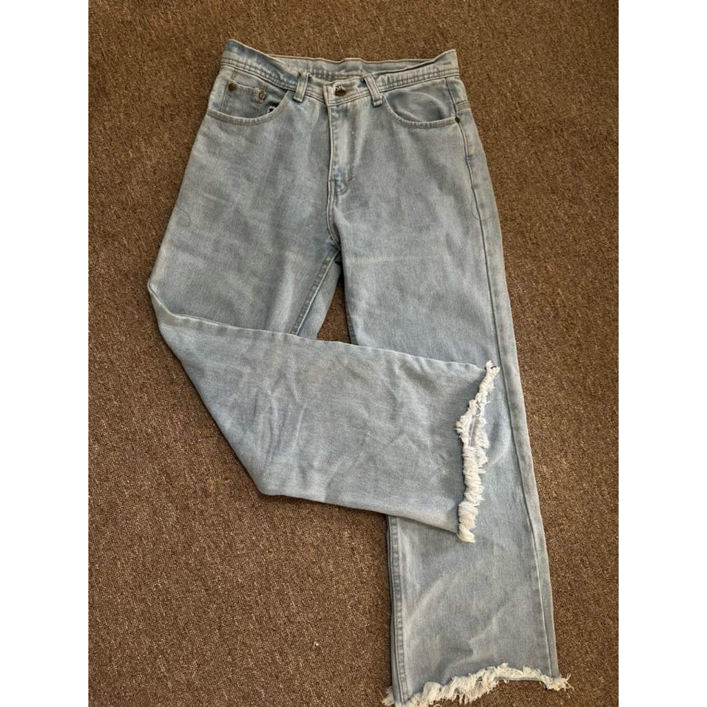 jeans cutbray rawis | size M | preloved jeans