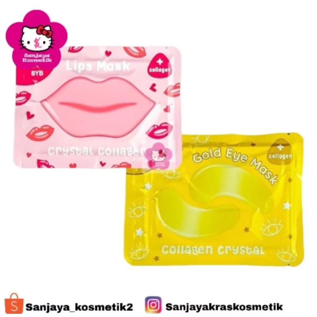 SYB Crystal Collagen Lip Mask / Gold Eye Mask