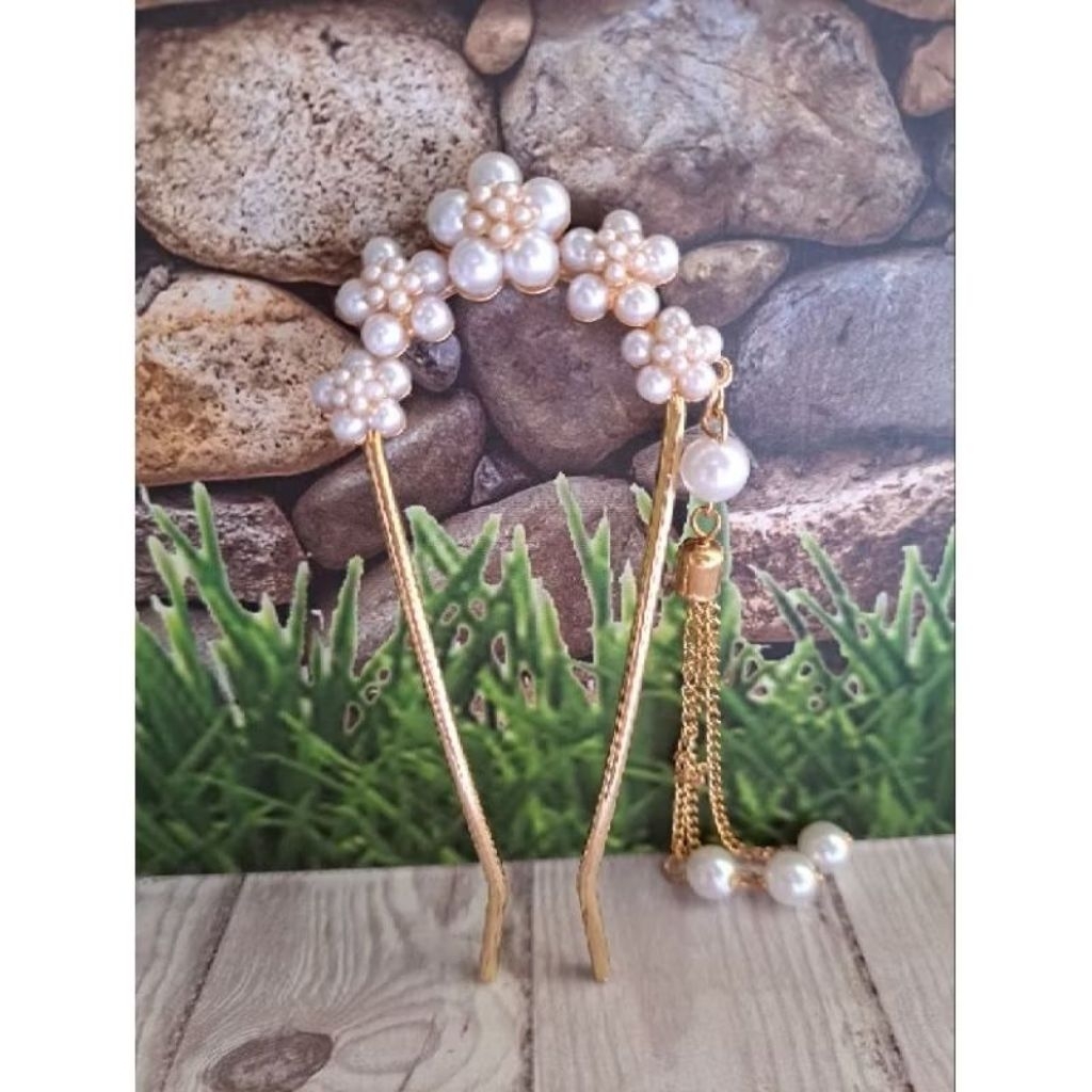 tusuk konde Korea / cucuk konde mutiara