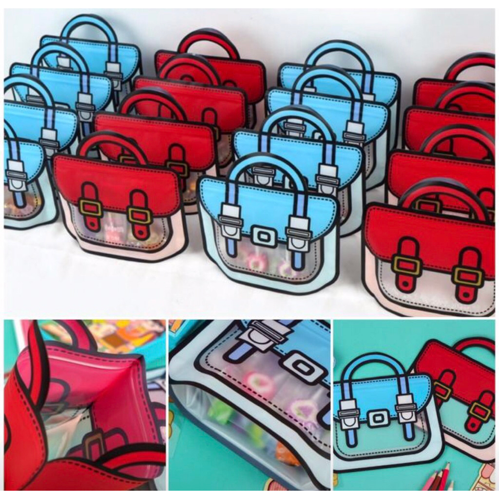 

Goodie bag 3D handbag Tas souvenir hampers anak ulta kekinian