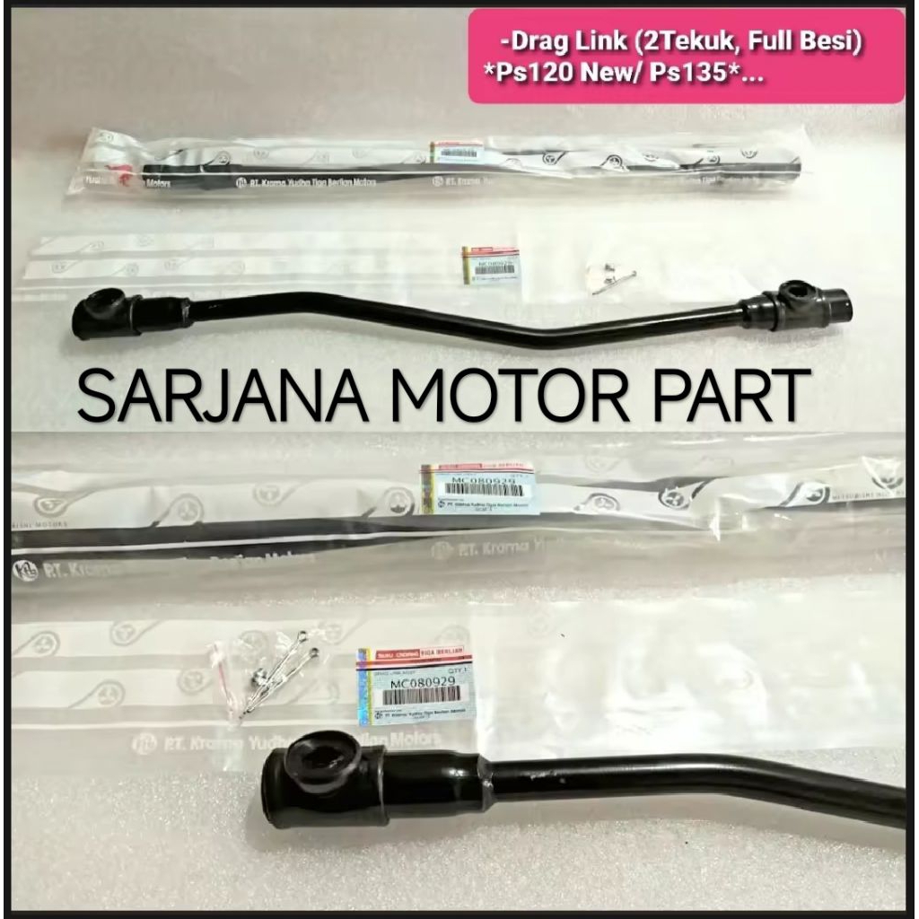 drag link Assy 2 tekuk ps135 ragasa ps120 new