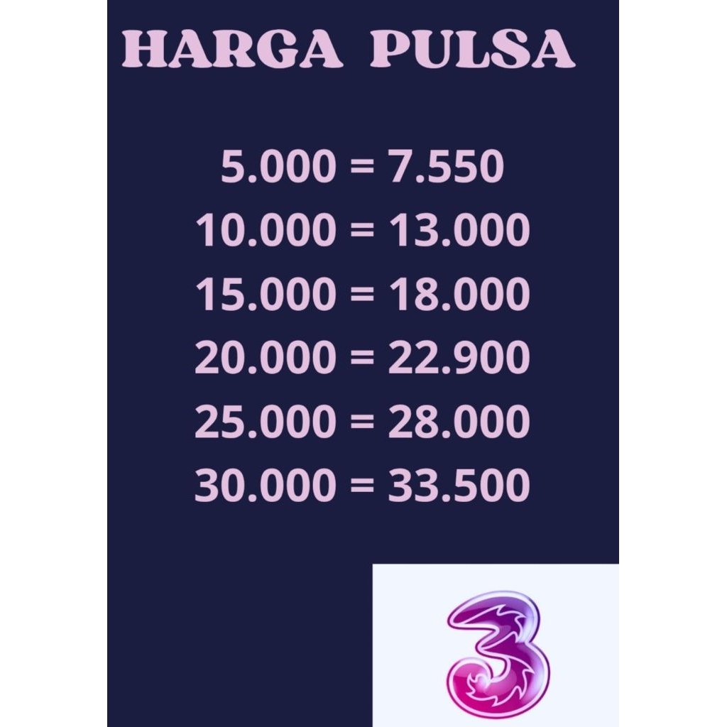PULSA TRI PULSA THREE PULSA 3
