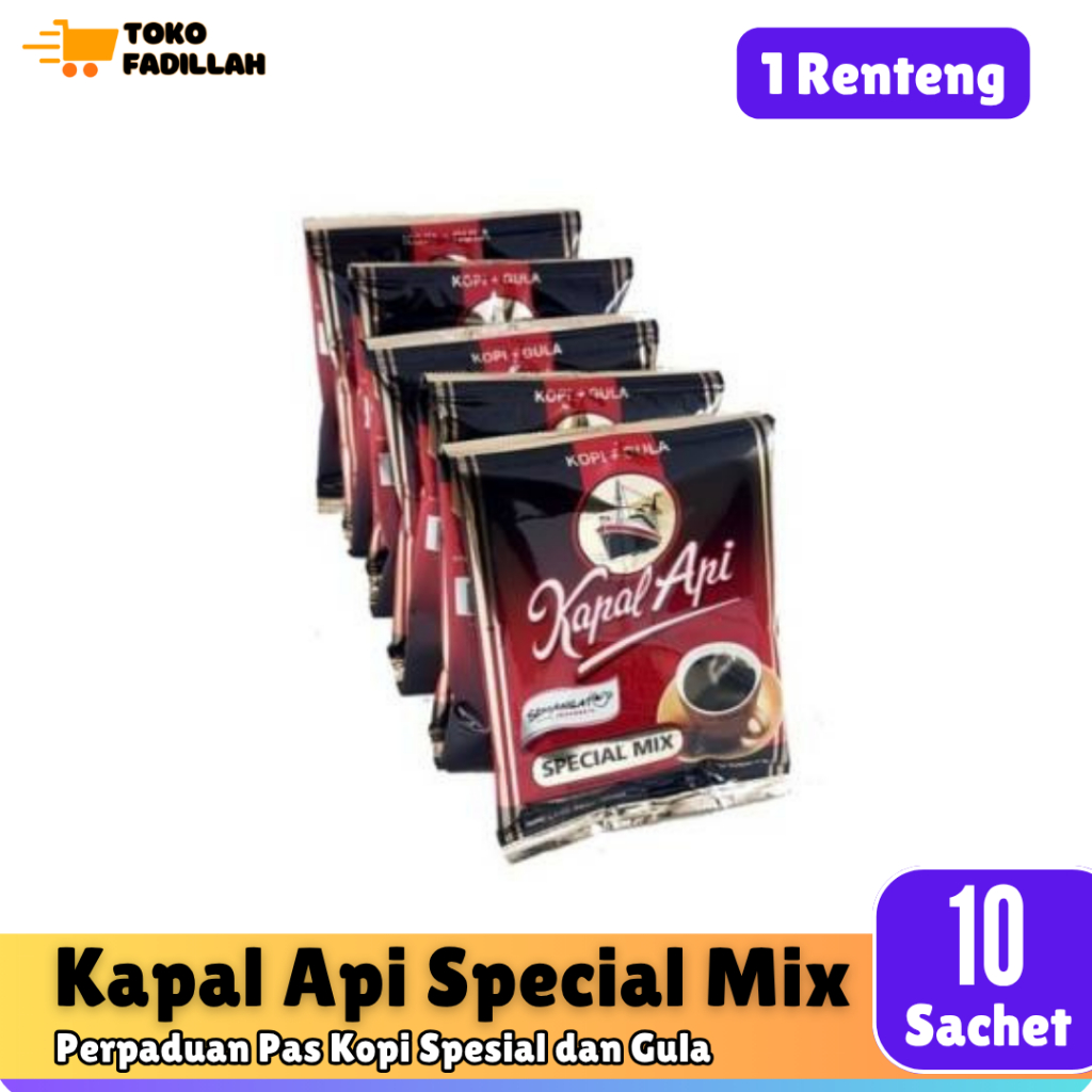 

Kopi Kapal Api Special Mix Renteng isi 10 Sachet