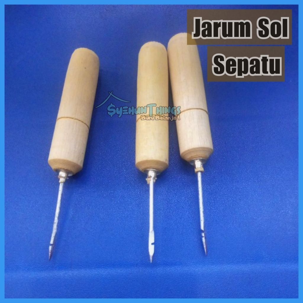 (1 pcs) Jarum Sol Sepatu/Alat Jahit Sepatu/Alat Sol Sepatu