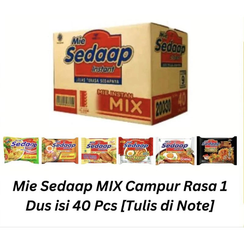 

Mie Sedap 1 Dus - Instan bisa mix