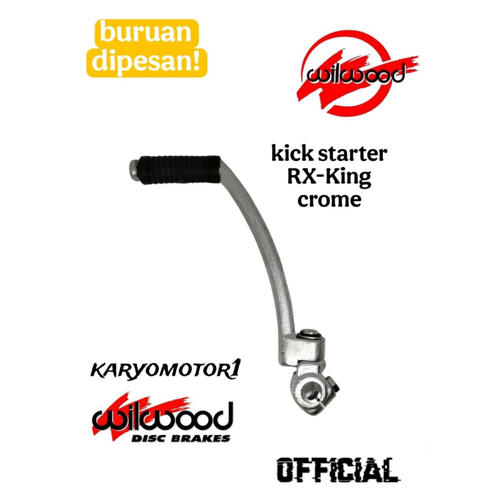 kick starter wilwood/selahan pedal Yamaha RX-King old pedal selahan RX king lama