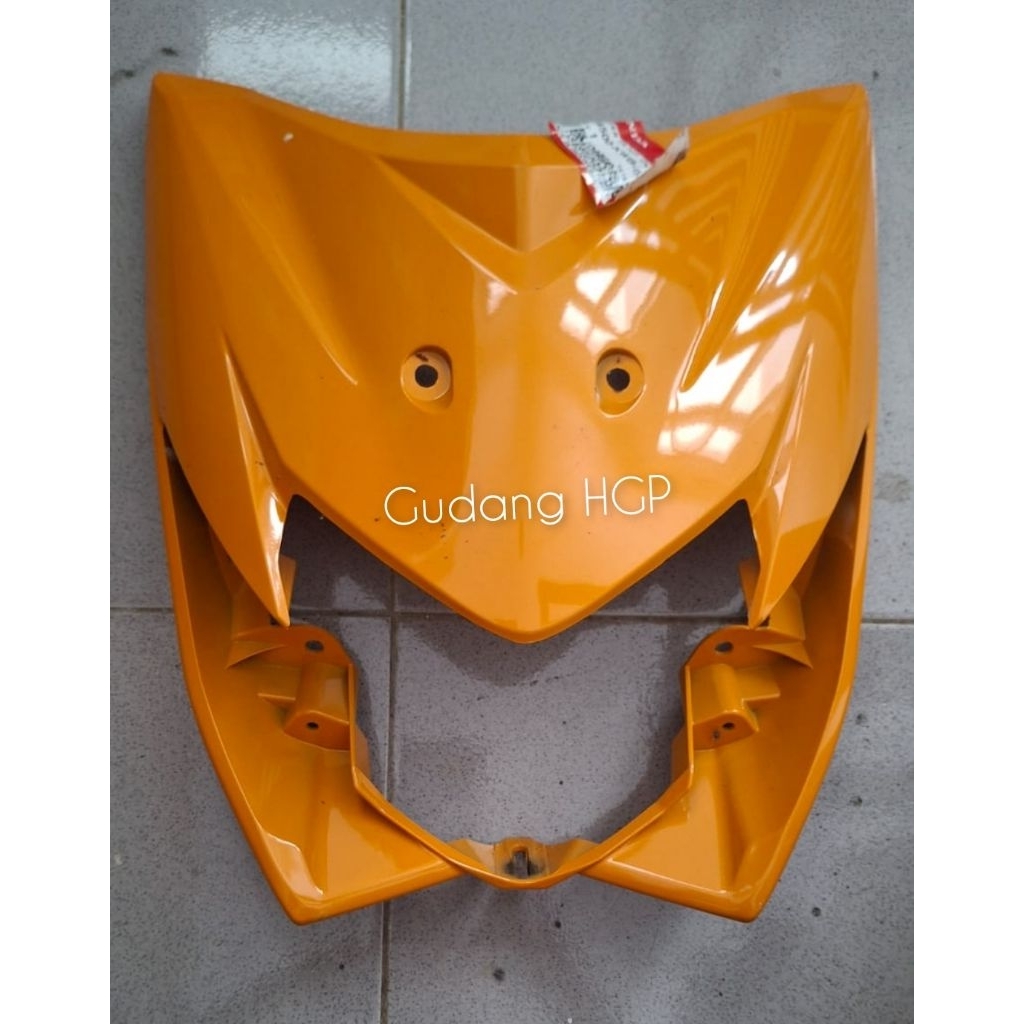 Cover Fr Top Orange Cover Dasi Panel Tameng Depan Blade Old Minus Kupingan Baut Patah 1 & Gores Tipi