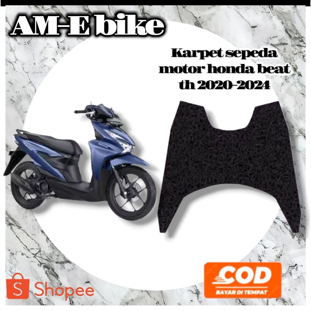 Karpet Sepeda Motor Honda Beat New Honda Beat Stred 2020-2024 Cod Karpet sepeda motor honda beat new