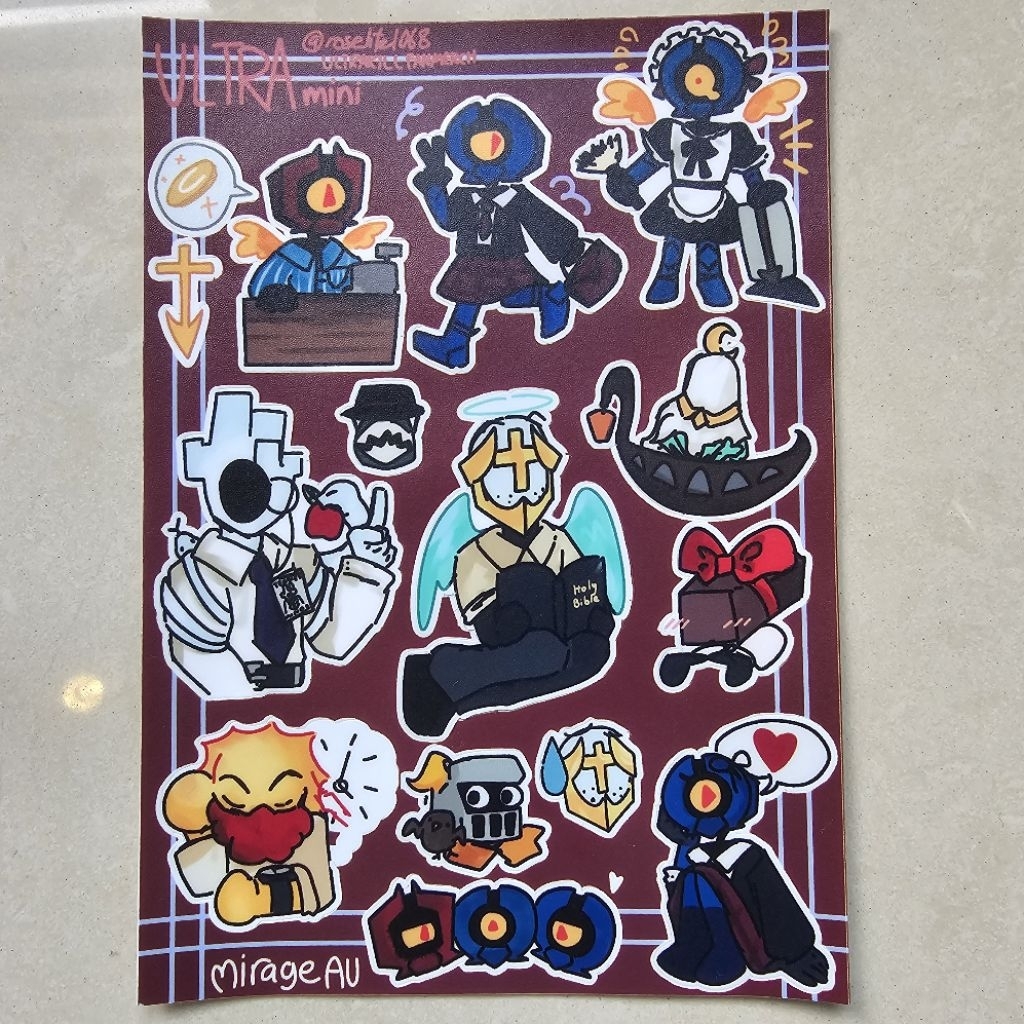

ULTRAKILL - A6 Sticker Sheet