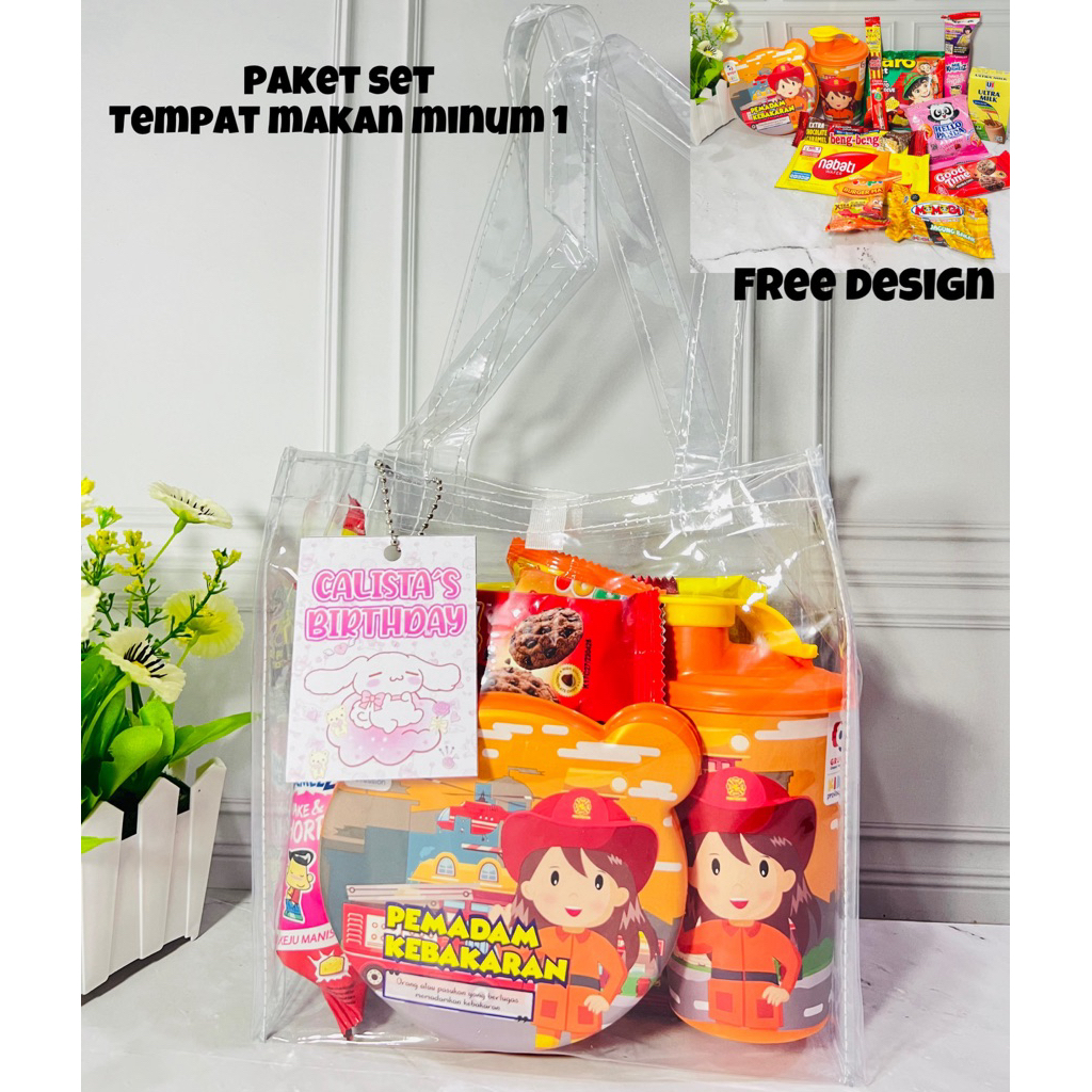 

Promo 7.7 Paket snack ulang tahun set tempat makan/goodiebag / souvenir ulang tahun anak