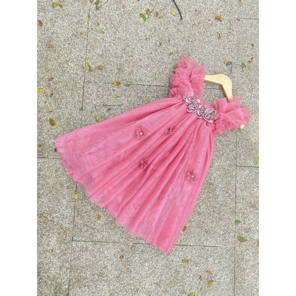 Dress Gaun Pesta Ank Cewek Kekinian Murah Mewah Anakk Perempuan Dhres Anak Kecil Outfit Greja Baju T