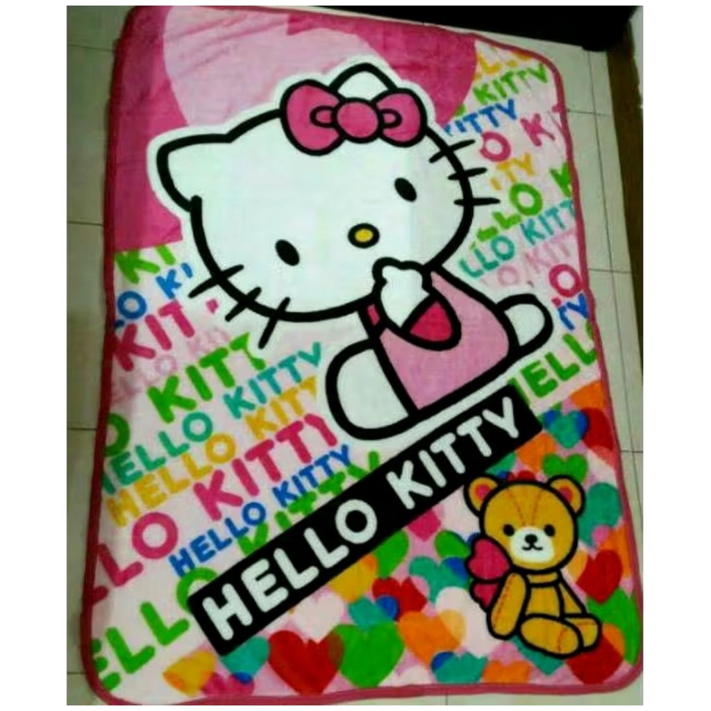 Ukuran Jumbo, Selimut Kid"s Vito Rosanna Hello Kitty, Tsum-tsum
