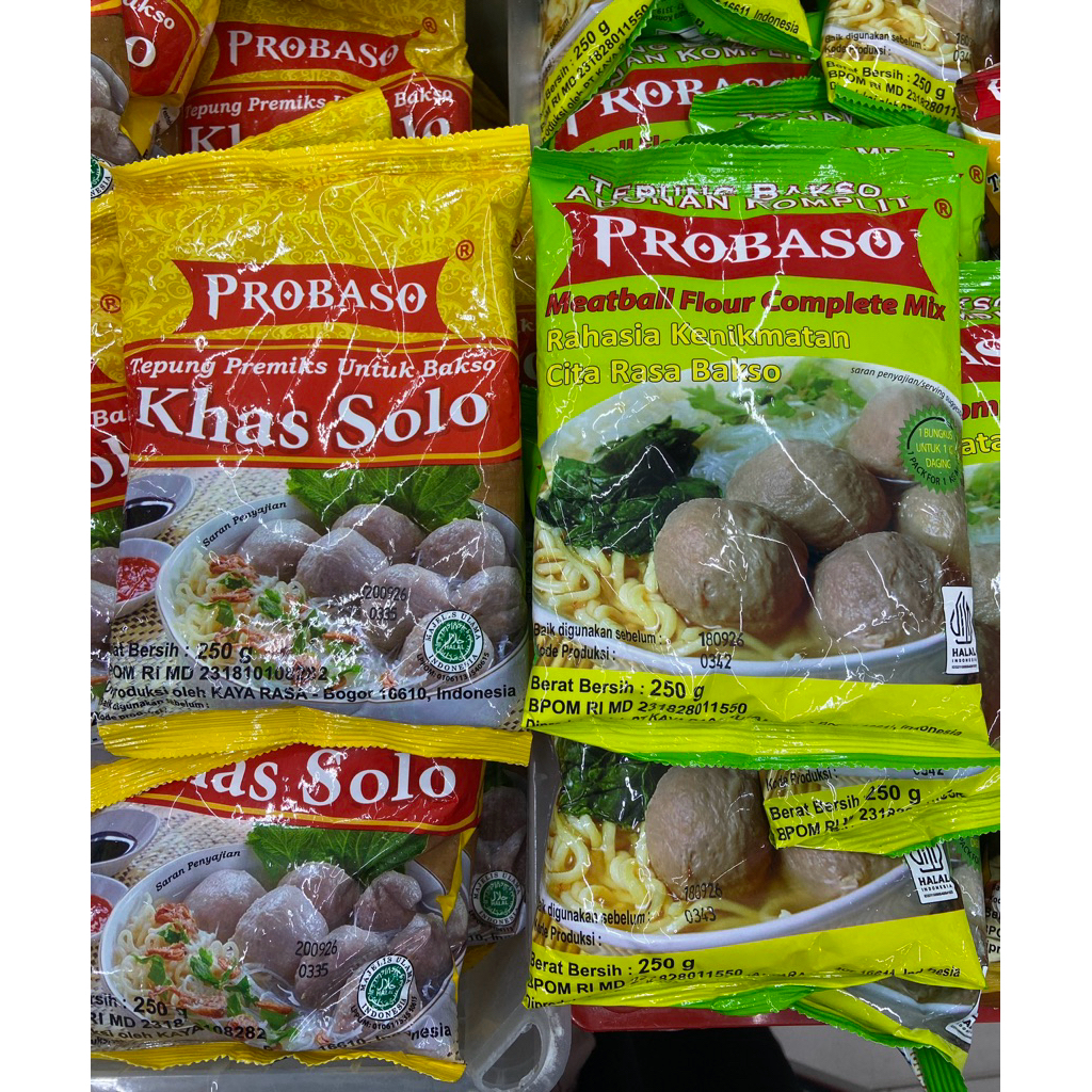 

Probaso Tepung Bakso Adonan Komplit 250 Gr Kenyal Lezat