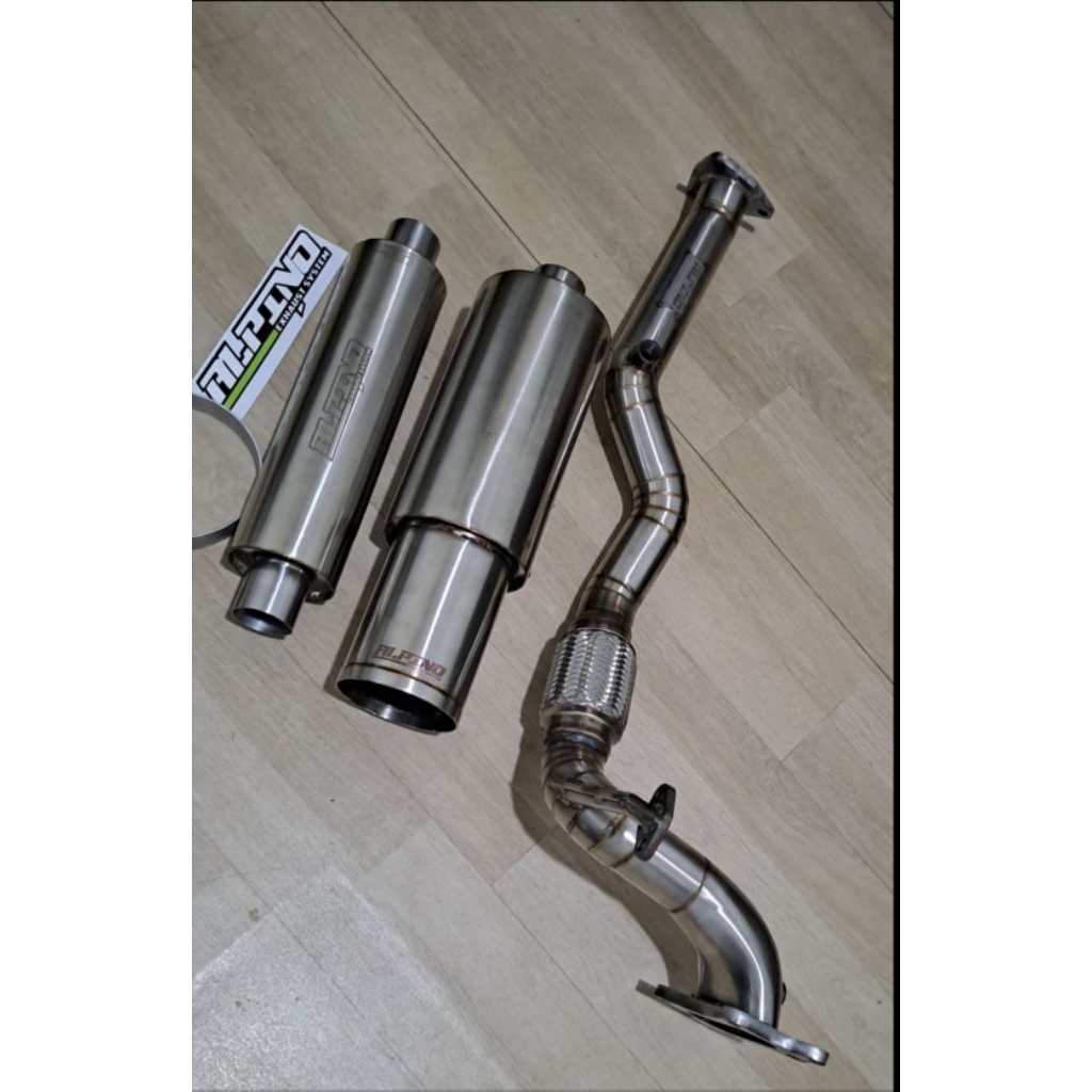 Full System alpino Mobilio dpdp+resonator+muffler f02v2