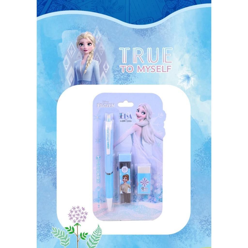 

Set pensil mekanik Anak Frozen Mechanic Pencil 0.7mm + Pencil Case 3D Karakter Frozen Alat Tulis Anak
