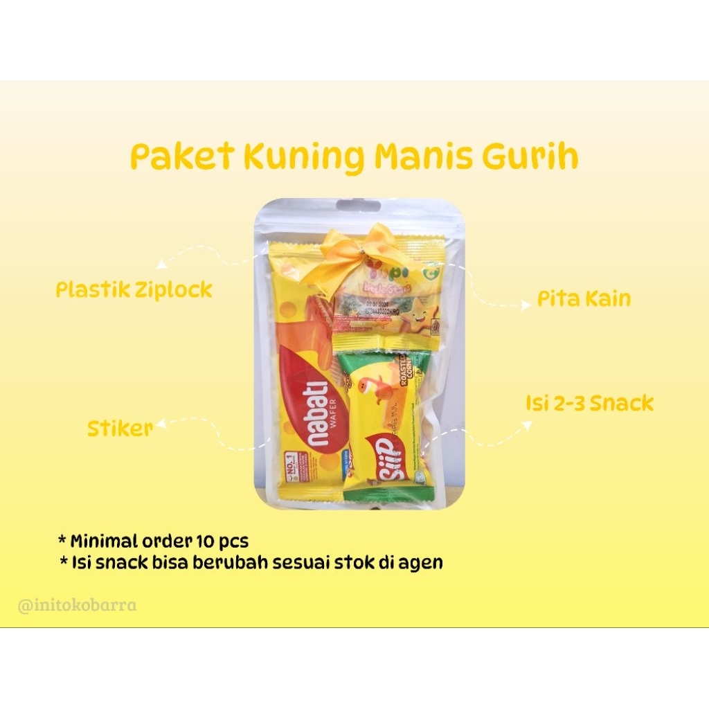 

MINI GIFT SNACK | Hampers | Souvenir Ulang Tahun dll