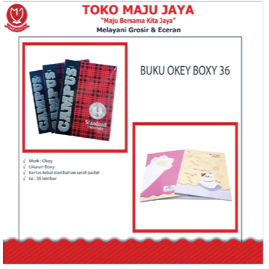 

BUKU OKEY BOXY 36 1 pack (10 pcs)