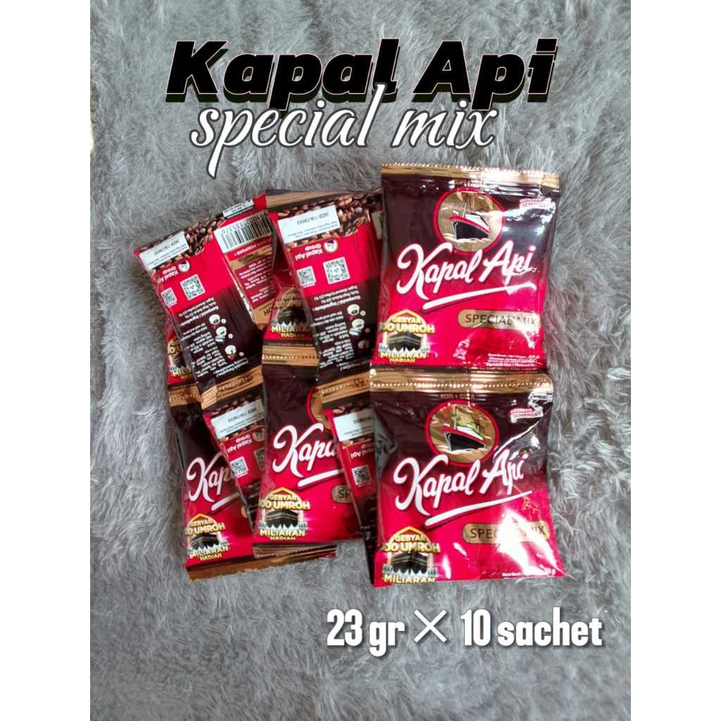 

Kapal Api Special Mix 23g x 10 sachet