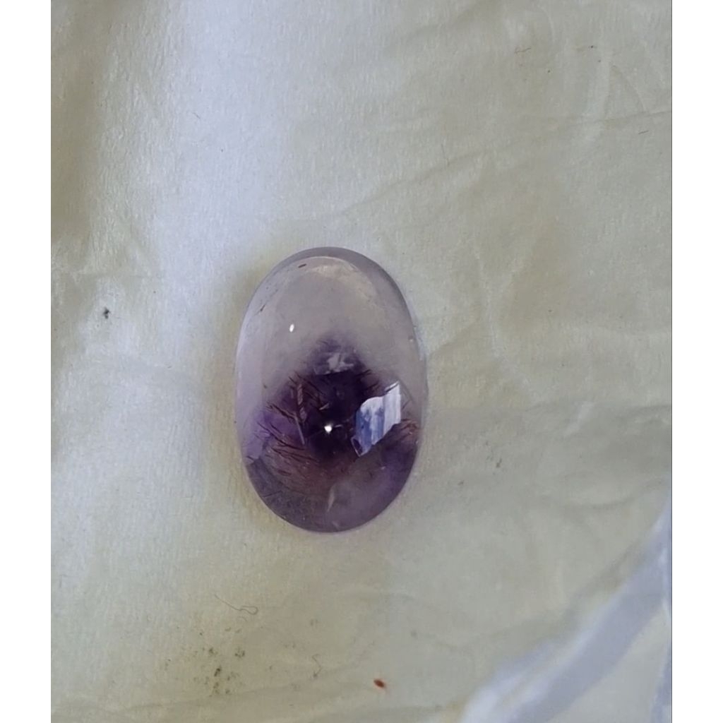 kecubung bulu merah motif gunung lanhka