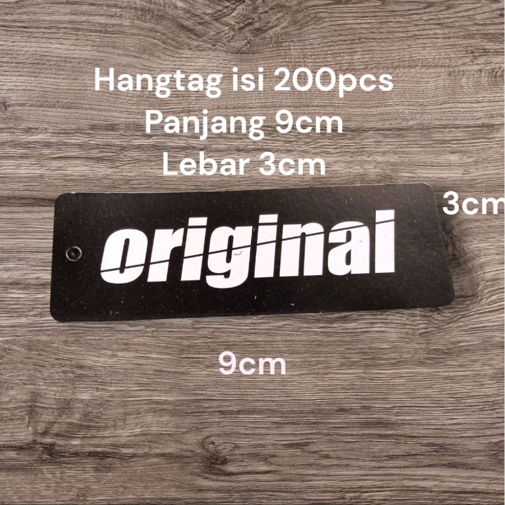 

Hangtag original isi 200pcs
