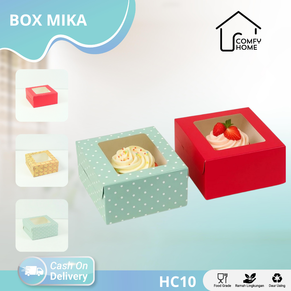 Kotak Kue / Box Kue / Kotak Nasi / Box Nasi / Kotak Mika / Box Mika / Kotak Cake I HC04