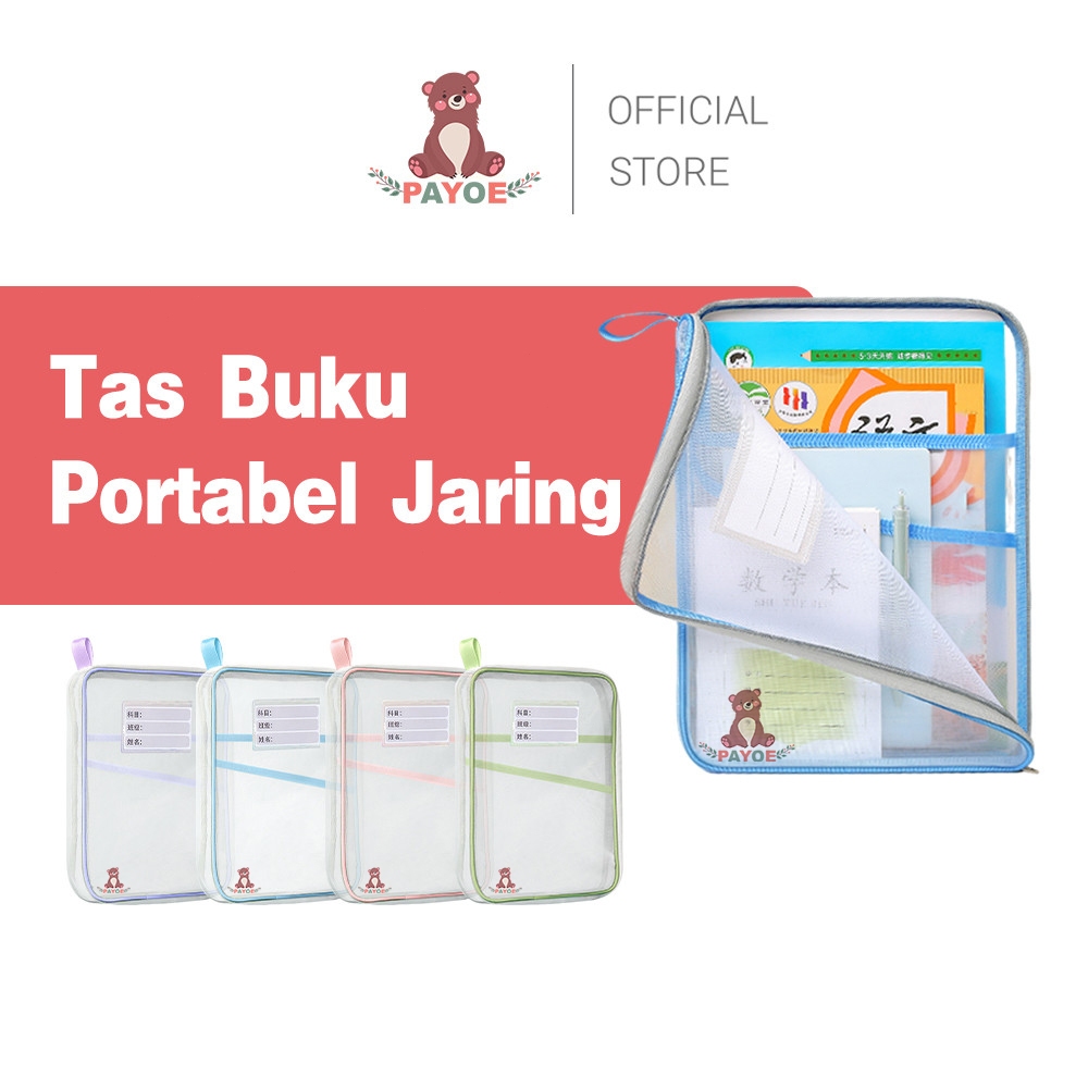 

PAYOE Pouch kertas tes Tas Penyimpanan Dokumen Transparan