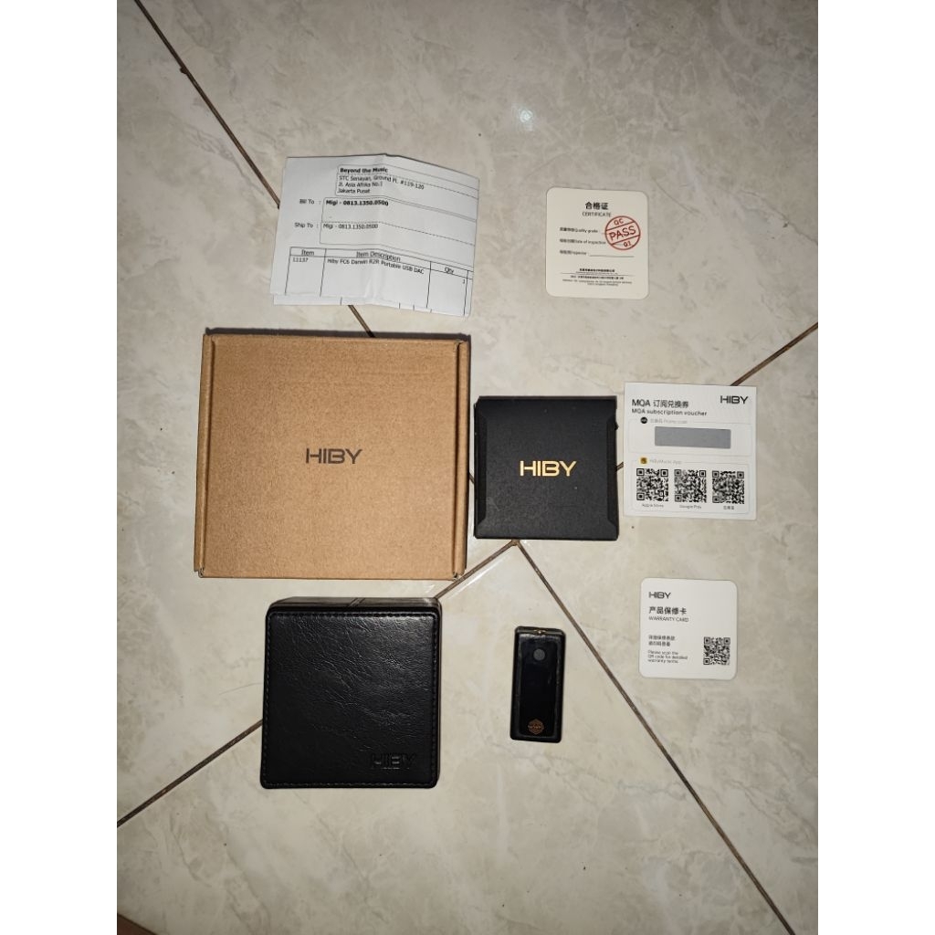 Dongle Dac Hiby Fc6 Fullset second