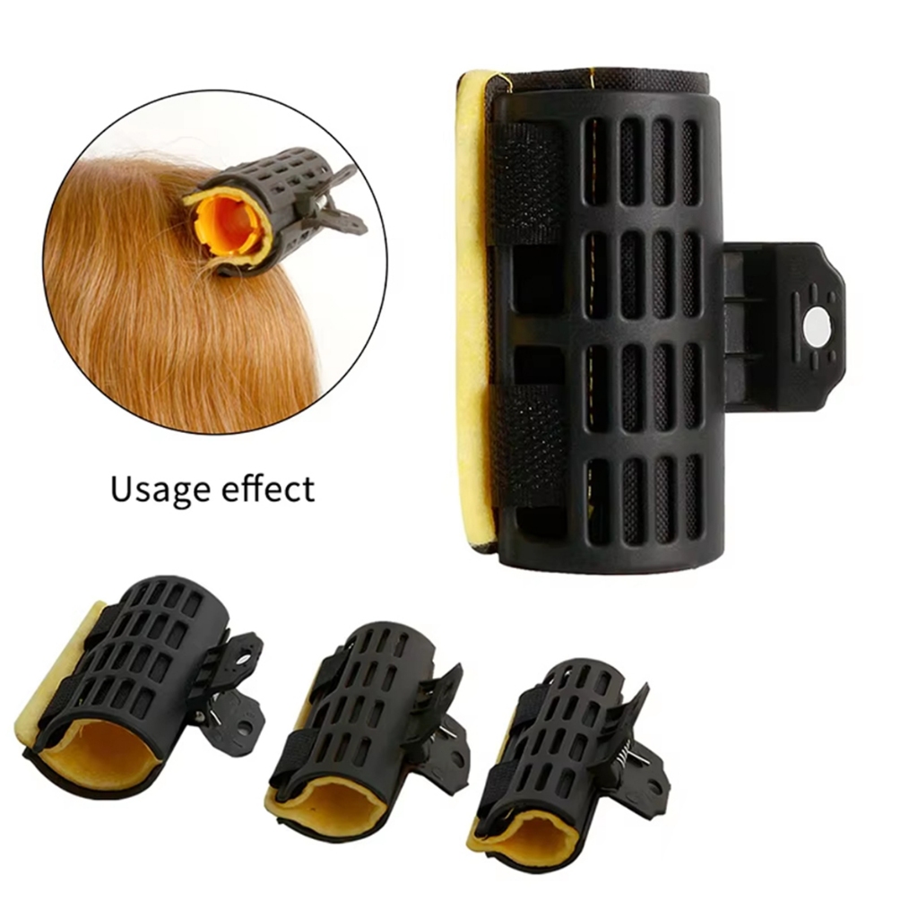 1pc alat keriting rambut Bahan Plastik alat keriting rambut manual pengkriting rambut otomatis