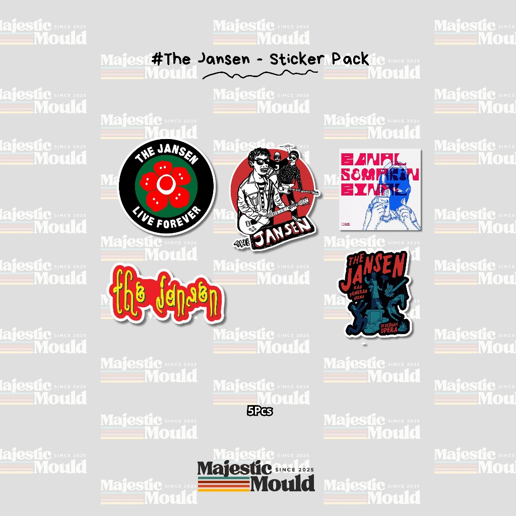 

The Jansen – Sticker Pack Vinyl Glossy – Tahan Air & Tahan Lama