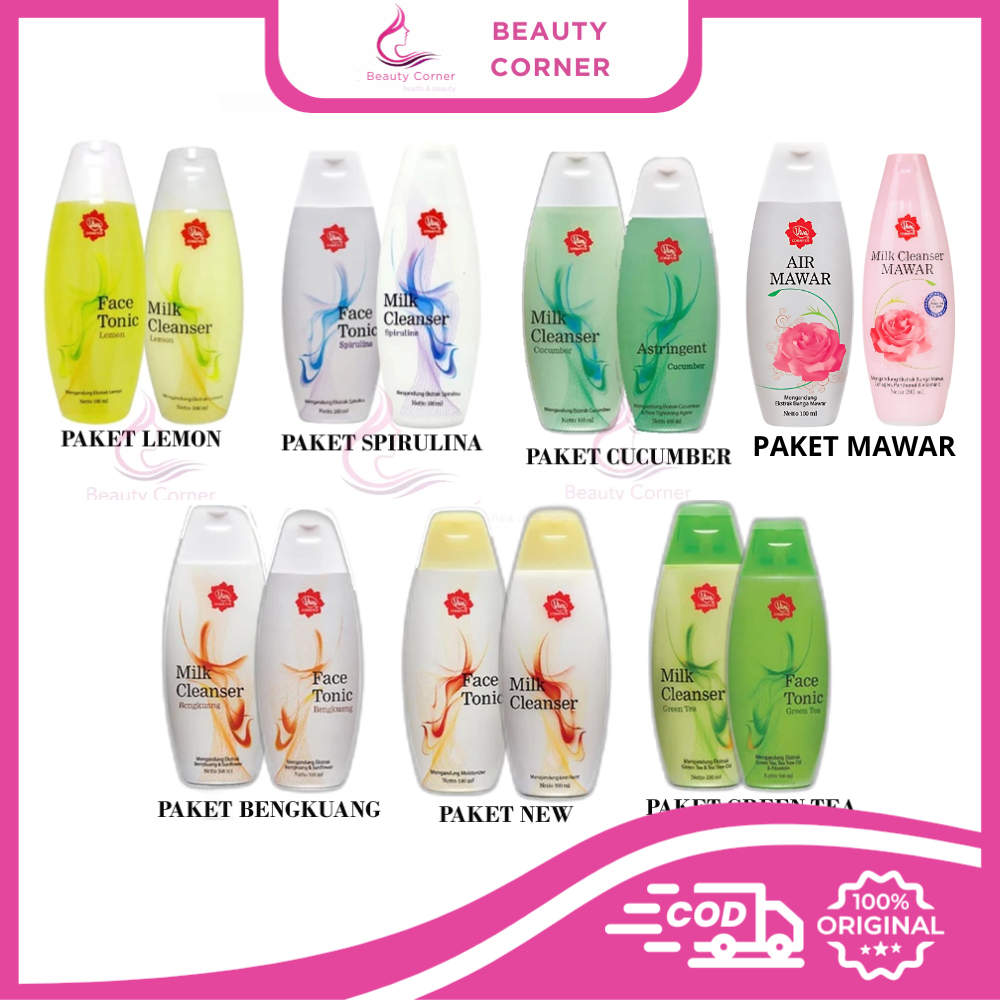 PAKET HEMAT Viva Face Tonic & Milk Cleanser - 100ml