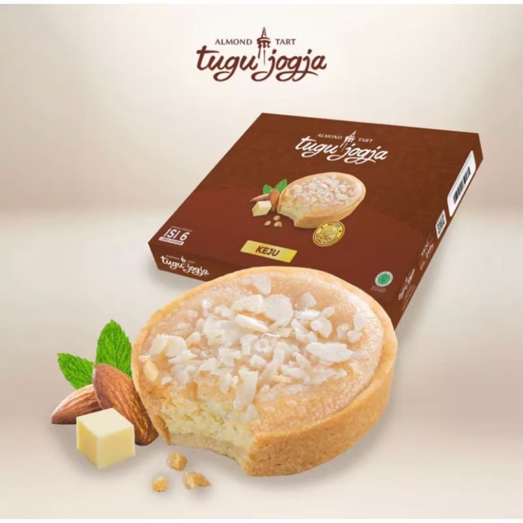 

Almond tart varian keju by Bakpia tugu jogja
